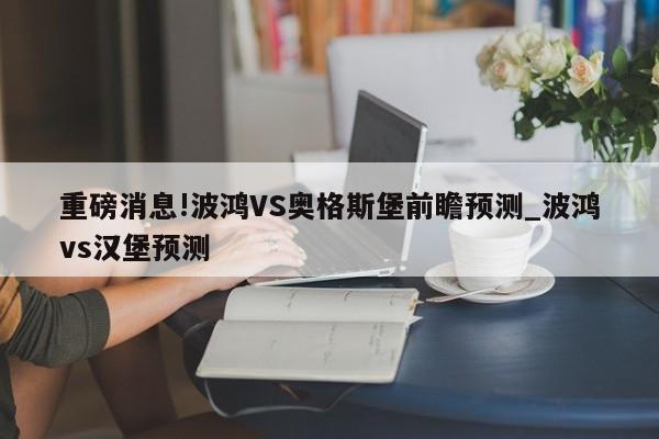 重磅消息!波鸿VS奥格斯堡前瞻预测_波鸿vs汉堡预测