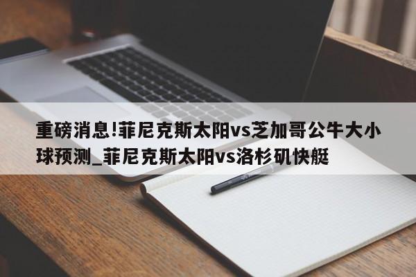 重磅消息!菲尼克斯太阳vs芝加哥公牛大小球预测_菲尼克斯太阳vs洛杉矶快艇