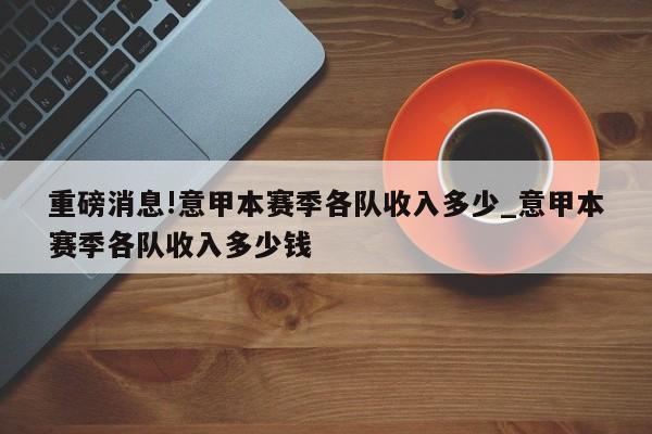 重磅消息!意甲本赛季各队收入多少_意甲本赛季各队收入多少钱